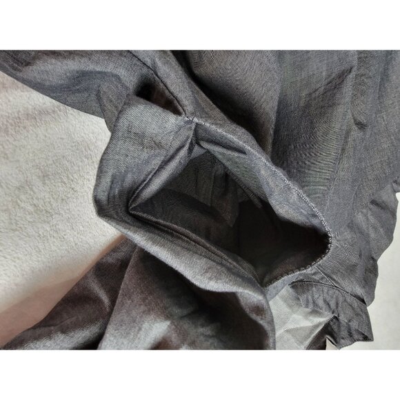 Sunhee Moon Womens Split Neck Shift Tunic Dress/Top Size 1 Gray Half-Sleeve - Picture 5 of 8